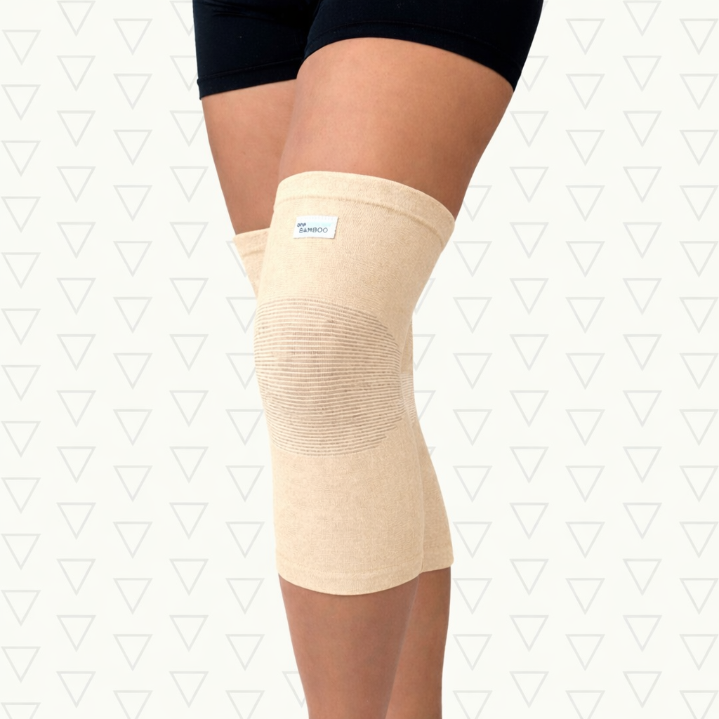 שרוול ברך אורטופדי מרכיבי במבוק אורגני